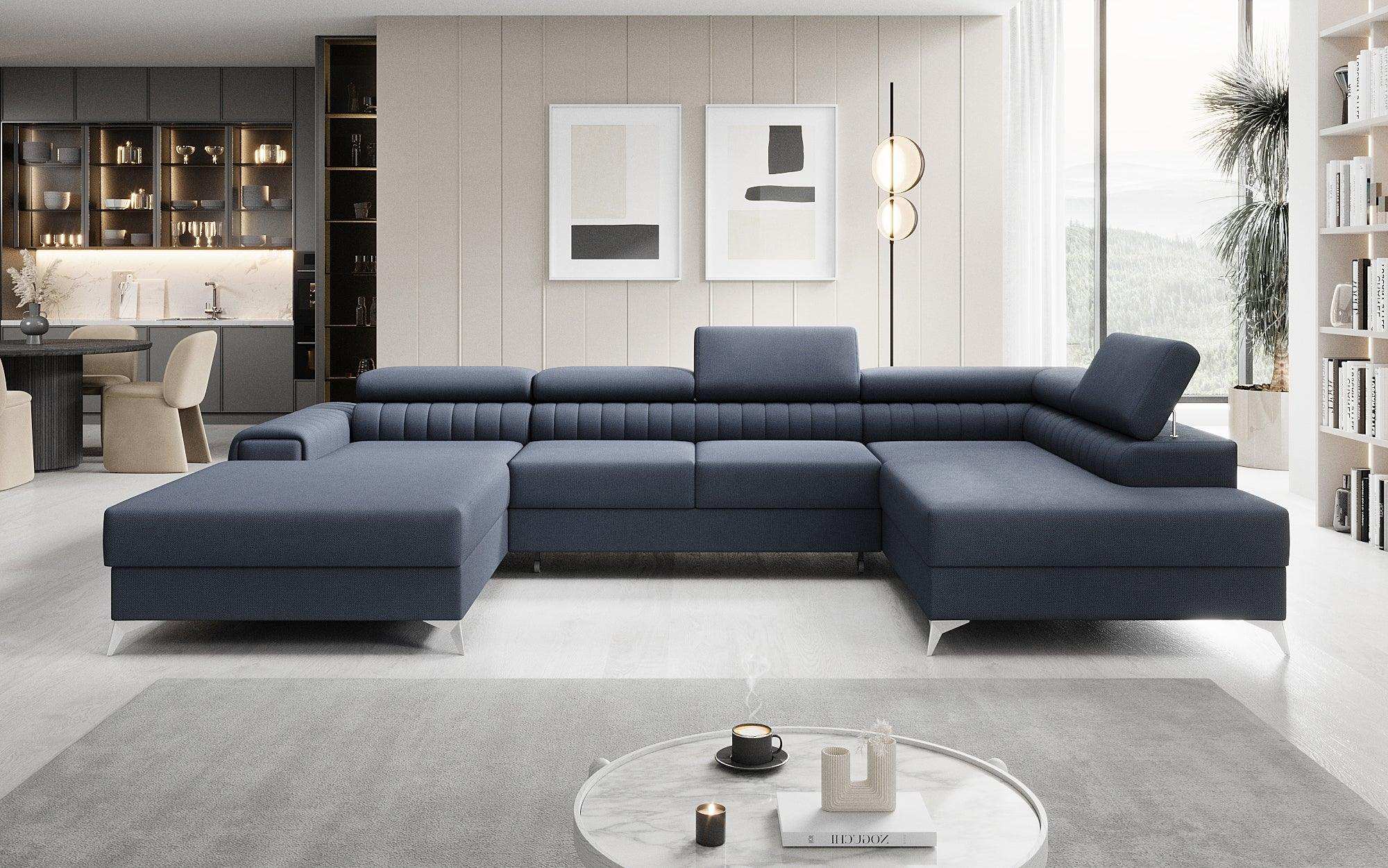 Designer Sofa Collina mat Schlof- a Klapfunktioun