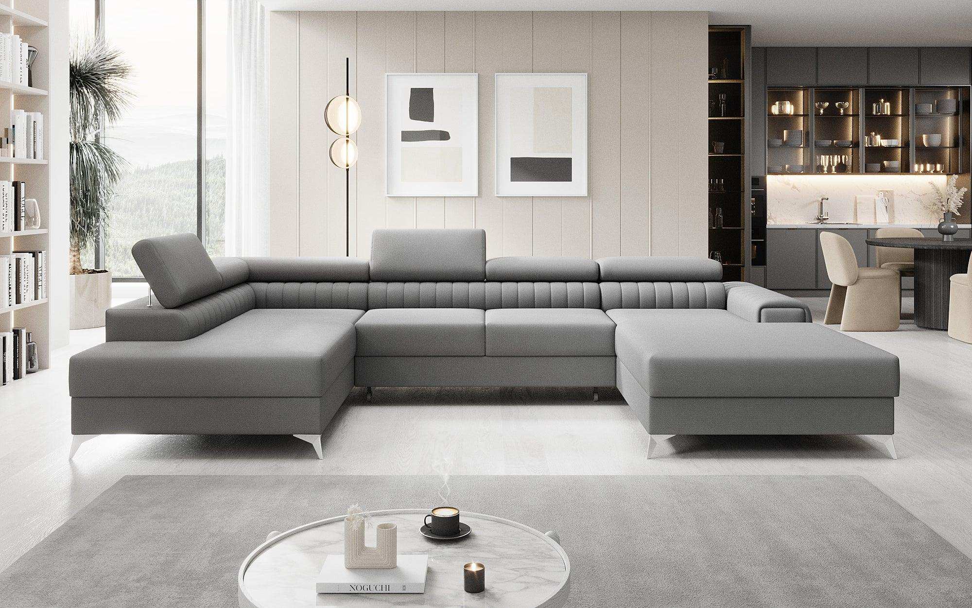 Designer Sofa Collina mat Schlof- a Klapfunktioun