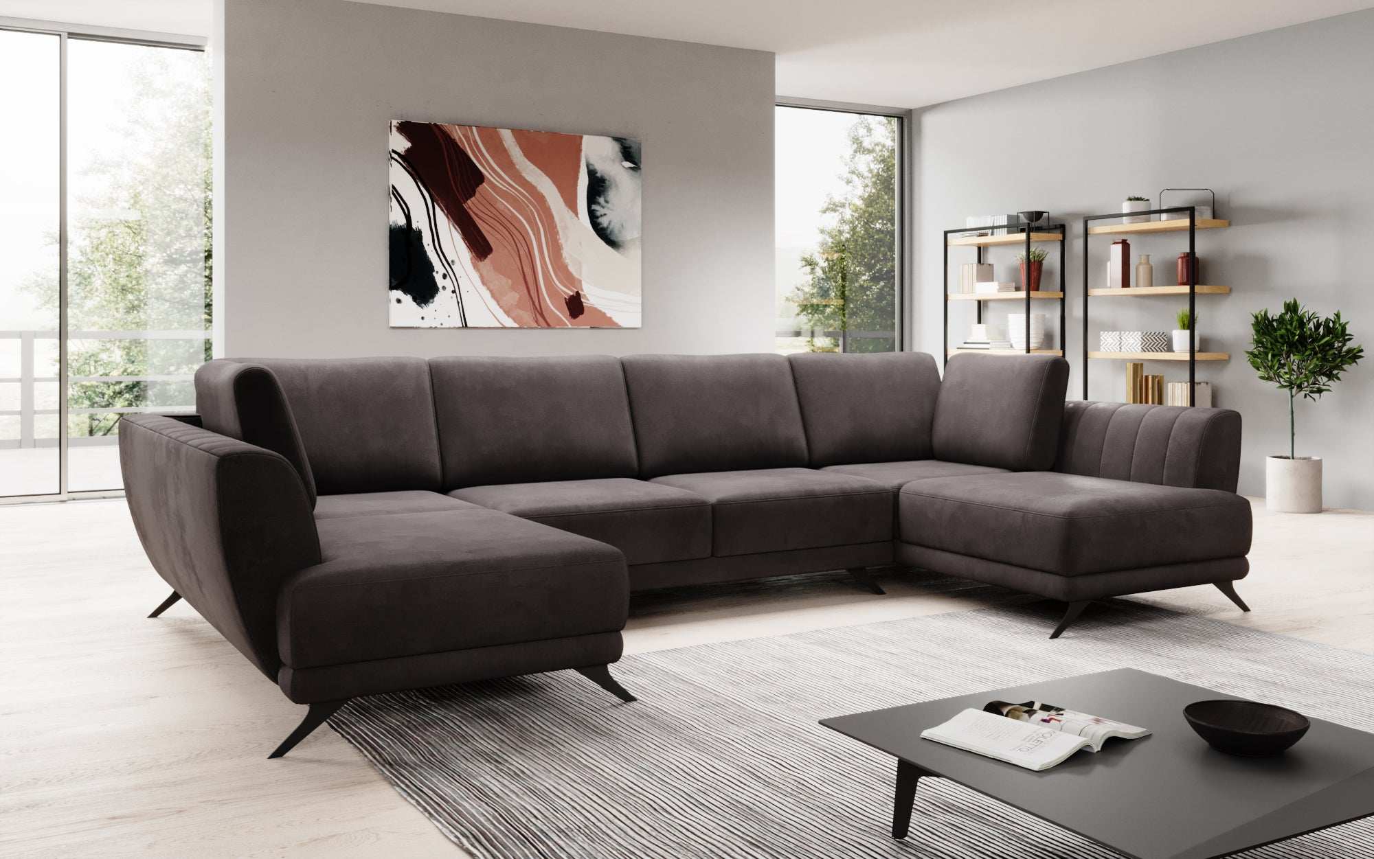Designer Sofa Nina mat Schlooffunktioun