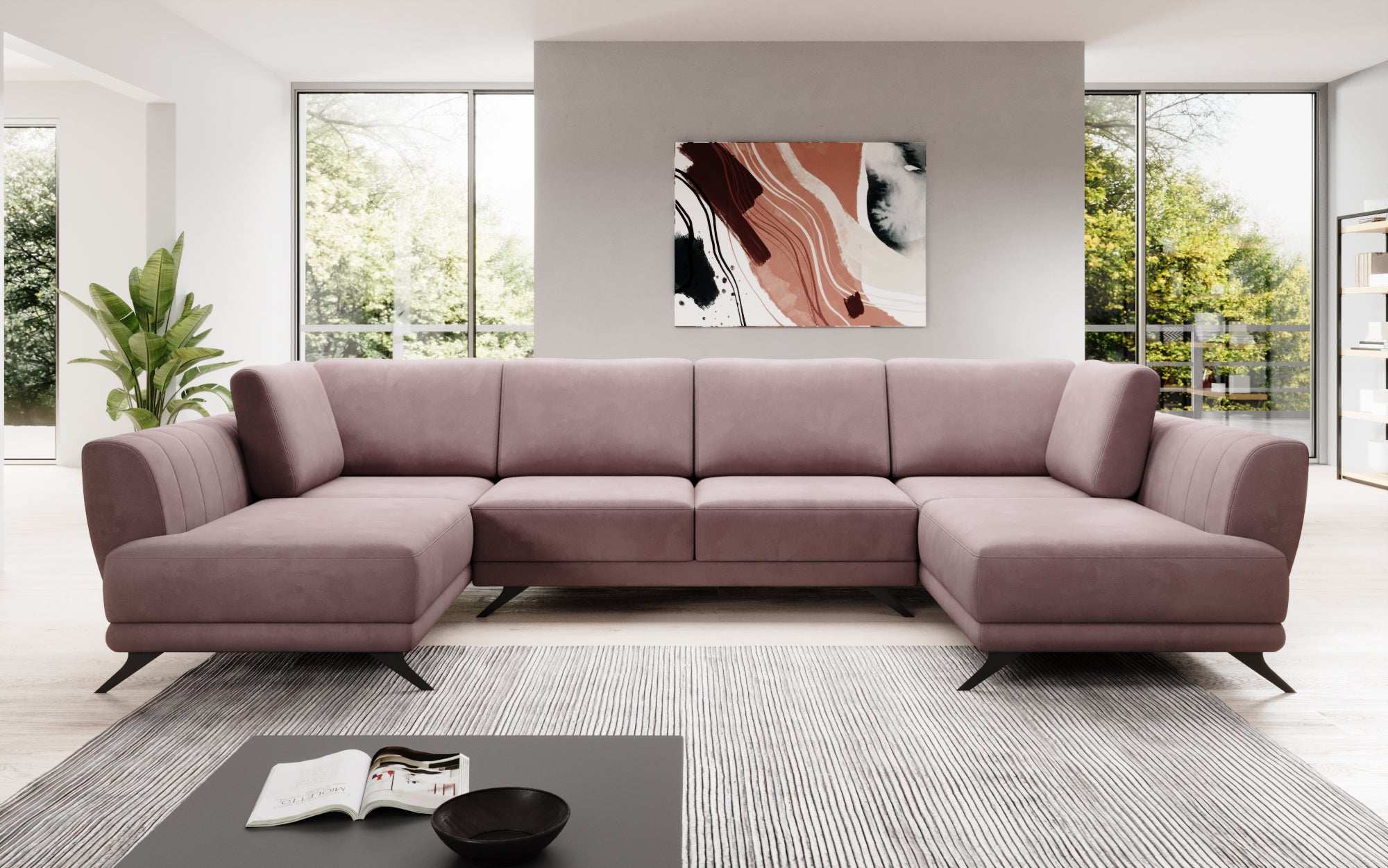 Designer Sofa Nina mat Schlooffunktioun