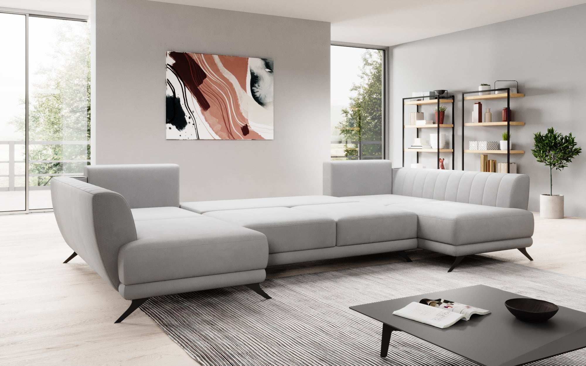 Designer Sofa Nina mat Schlooffunktioun