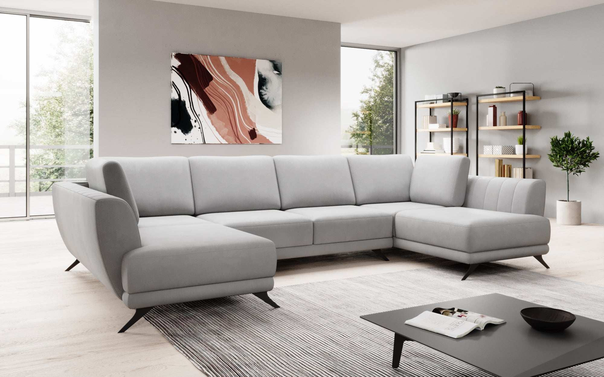 Designer Sofa Nina mat Schlooffunktioun