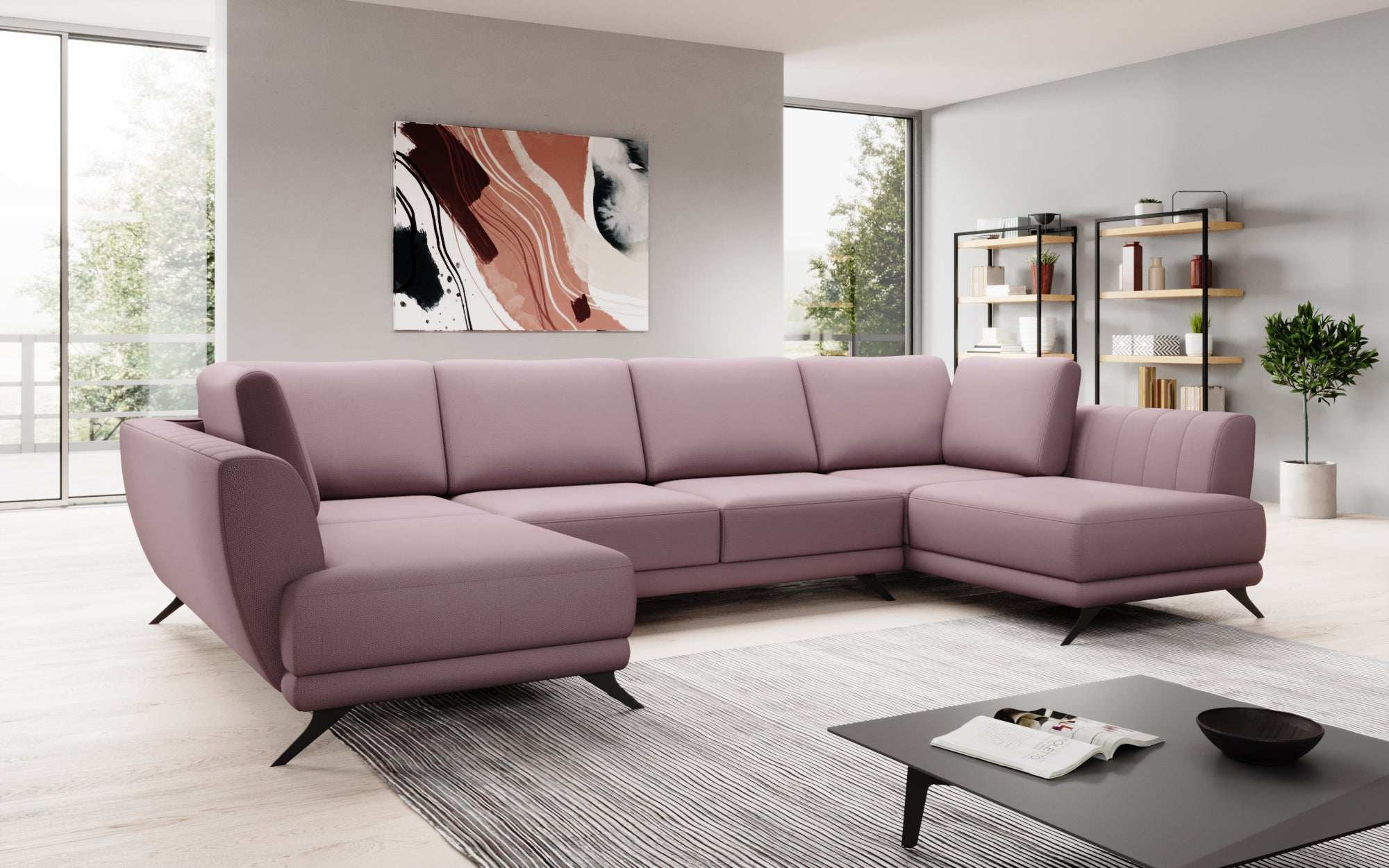 Designer Sofa Nina mat Schlooffunktioun