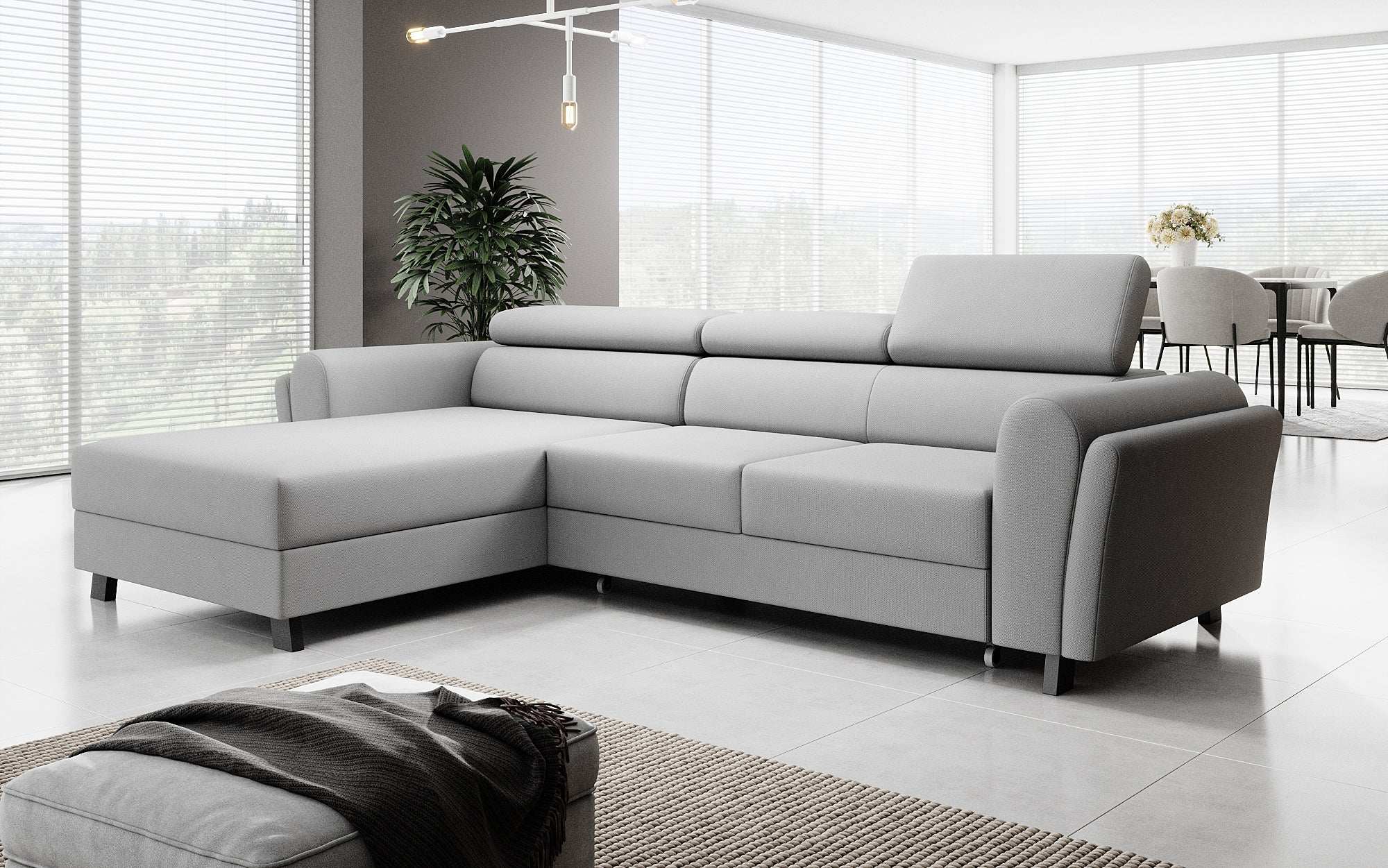 Designer Sofa Massimo mat Schlof- a Klapfunktioun