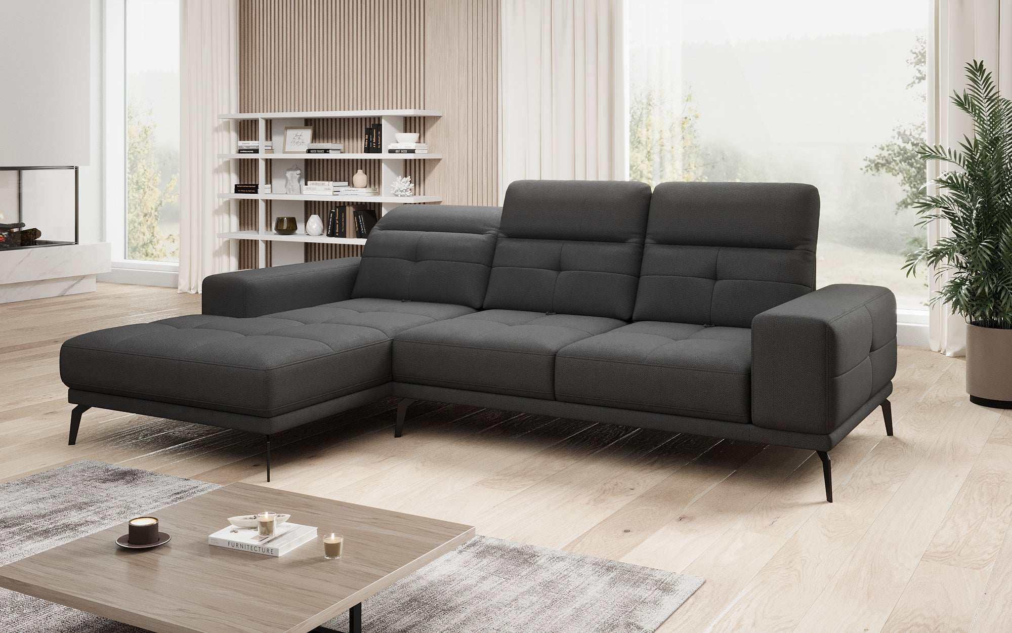 Designer Sofa Terina inkl. Beistellhocker