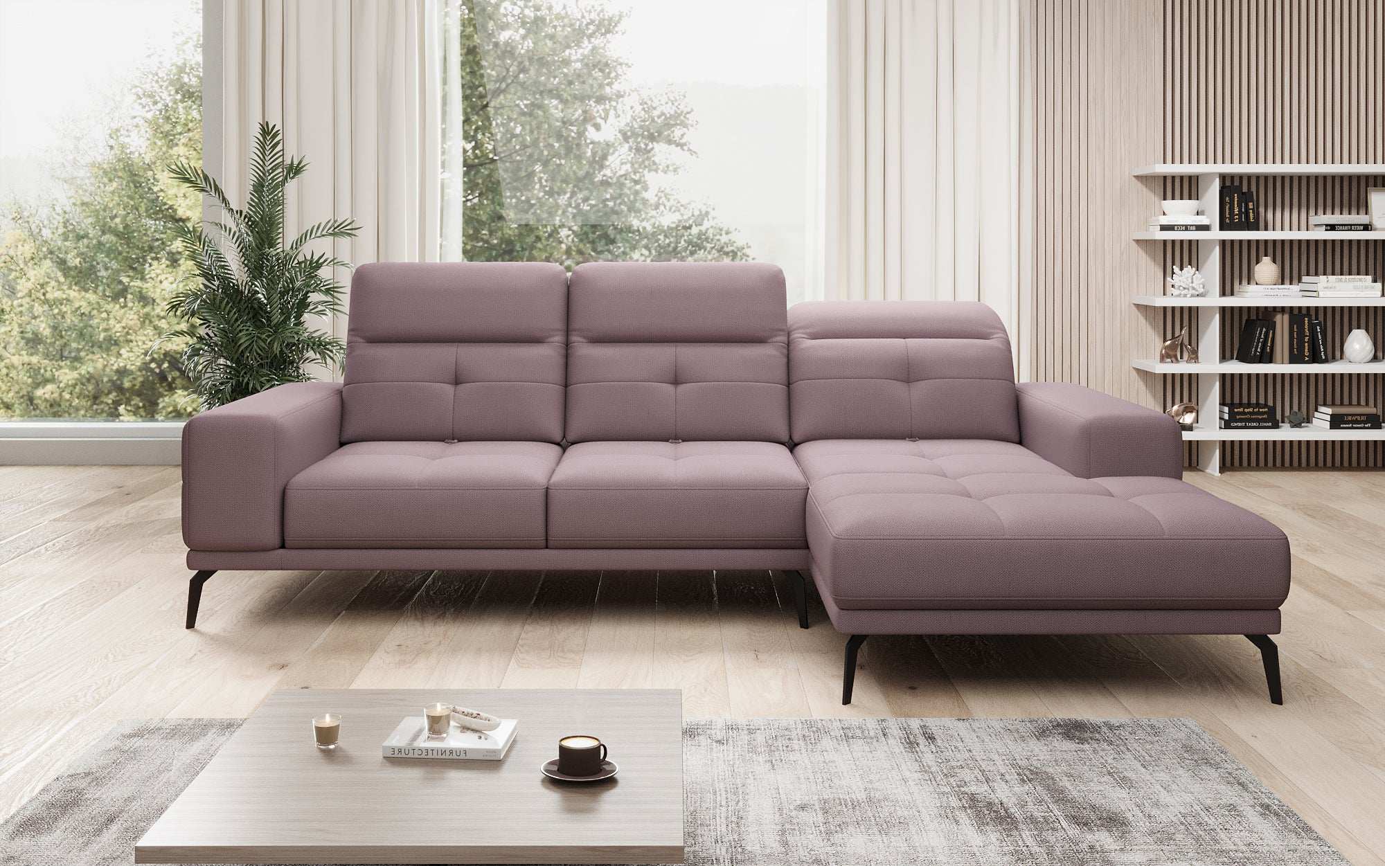 Designer Sofa Terina inkl. Beistellhocker