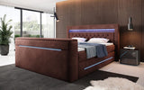 Boxspringbett Neptun mit TV Lift und RGB - Luxusbetten24