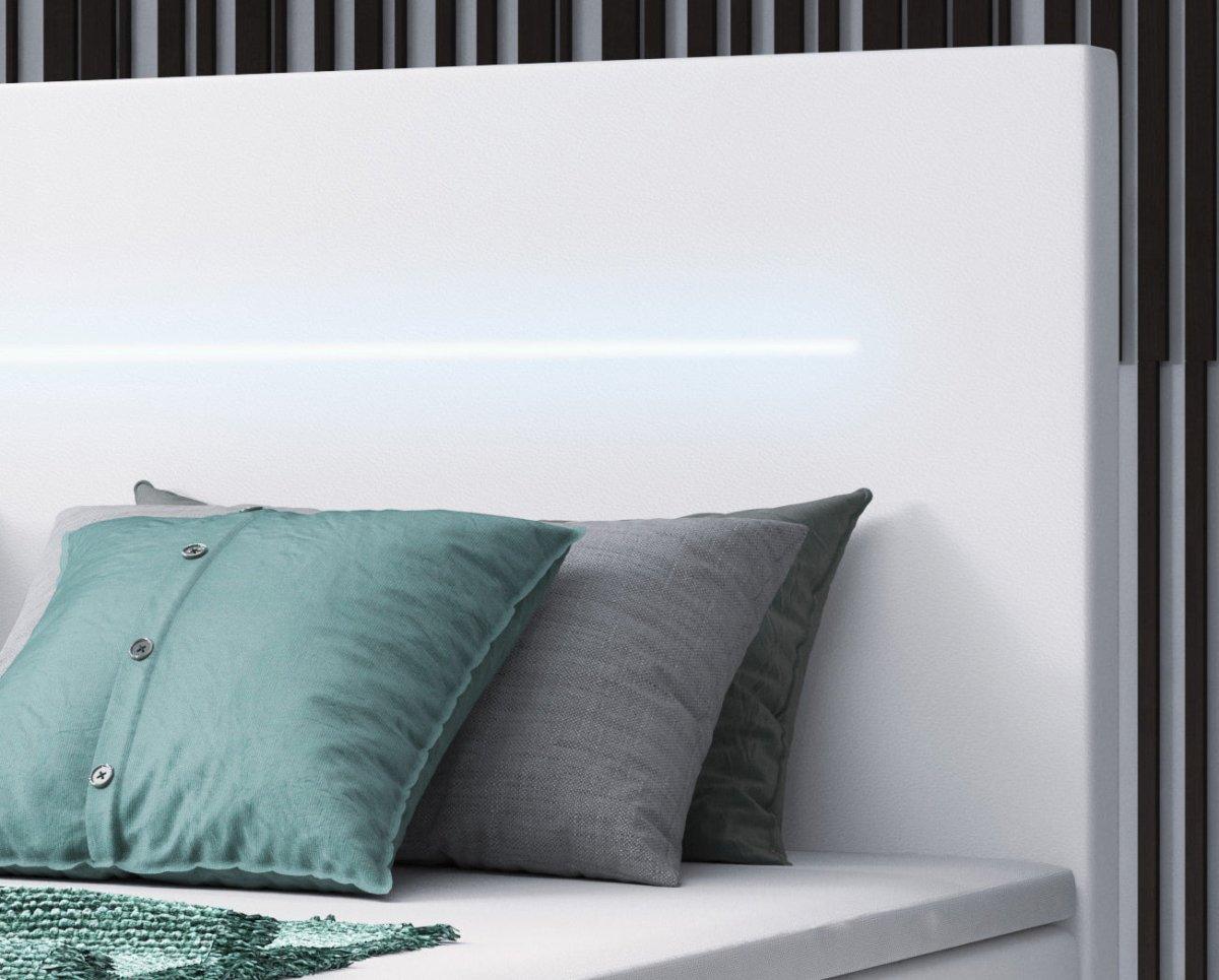 Boxspringbett Sejour mit LED u. Stauraum - Luxusbetten24