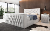 Boxspringbett Velano mit TV Lift und Stauraum - Luxusbetten24
