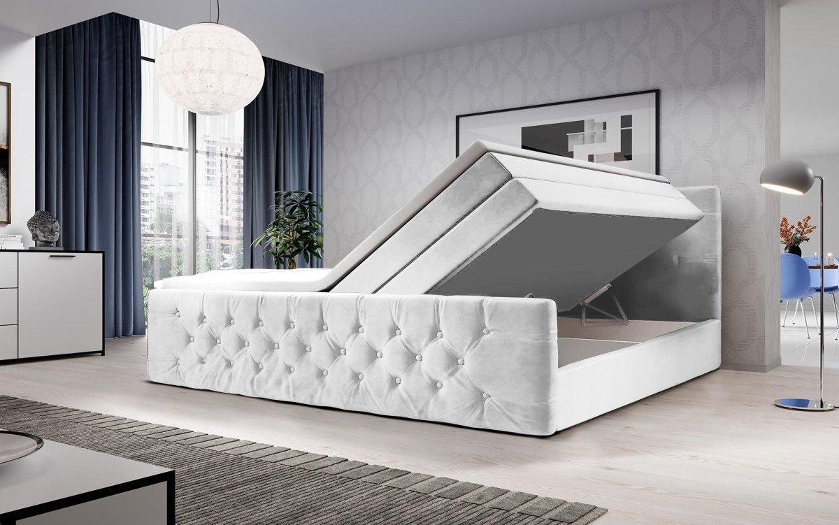 Boxspringbett Velutto mit Stauraum - Luxusbetten24