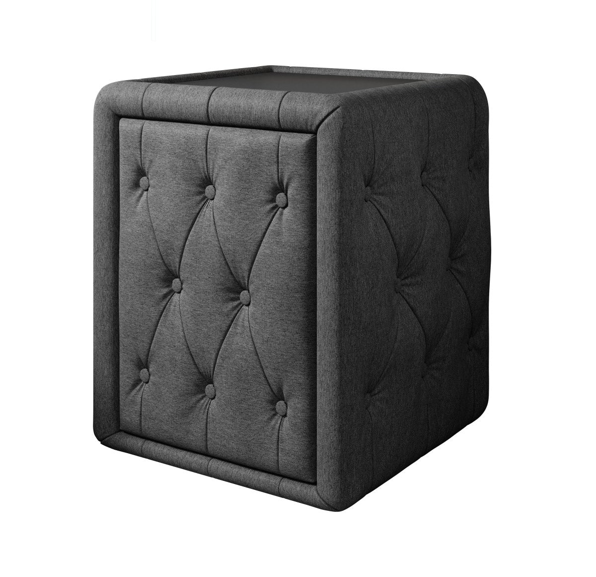 Designer Nachttisch Tria (Stoff) - Luxusbetten24