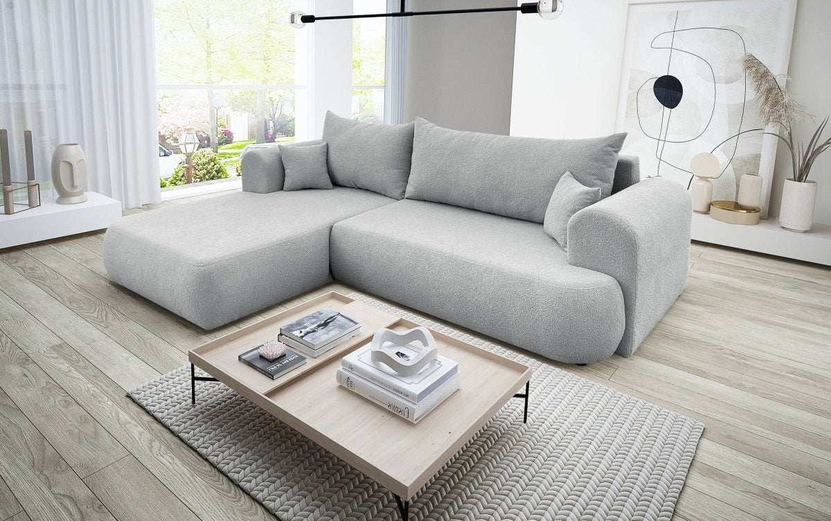 Designer Sofa Baron L mit Schlaffunktion und Stauraum - Luxusbetten24