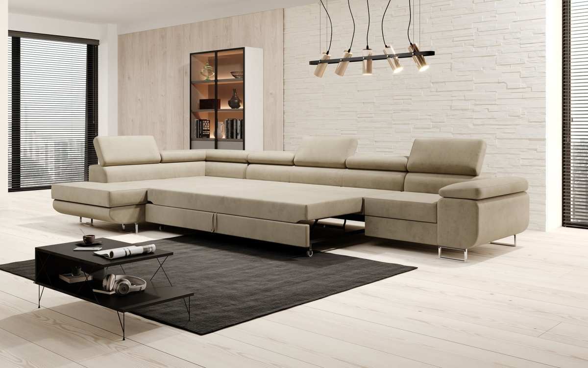 Designer Sofa Maxi mit Schlaf - und Klappfunktion - Luxusbetten24