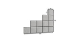 Gepolstertes Wandpaneel - Set 200x160 cm - Luxusbetten24