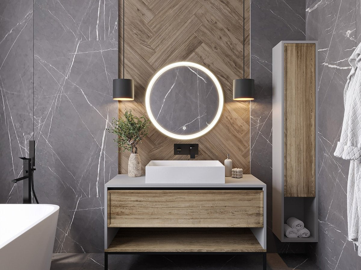 Spiegel Orania mit LED Beleuchtung - Luxusbetten24