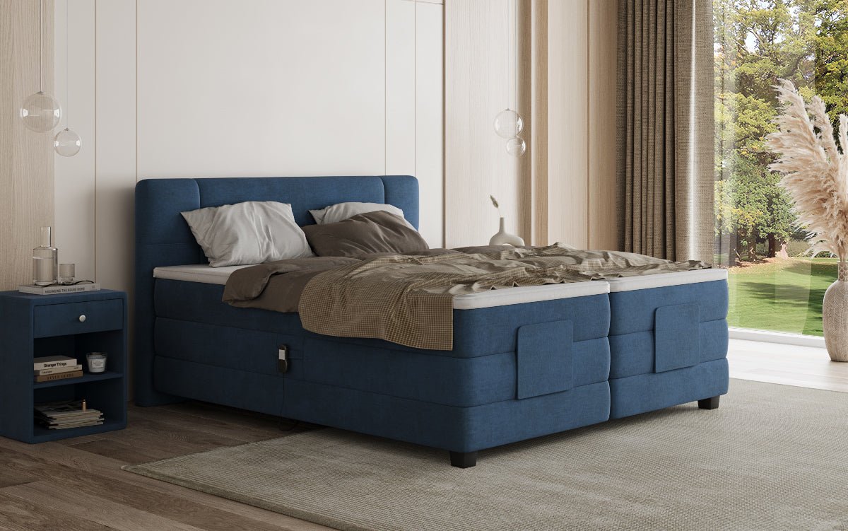Boxspringbett Noela Samt elektrisch verstellbar