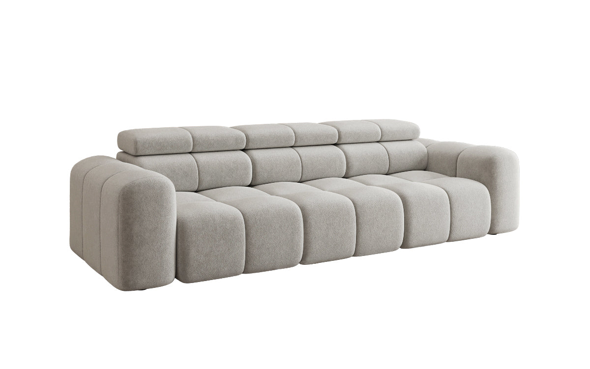 Designer 3-Seater Sofa Mia in Chenille