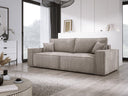 Designer Sofa Velanova 3 Sëtzer Cord mat Schlof- a Klappfunktioun