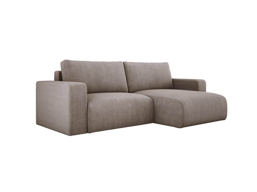 Designer Sofa Carl Cord mat Schlof- a Klapfunktioun