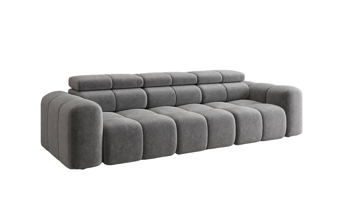 Designer 3-Seater Sofa Mia in Chenille