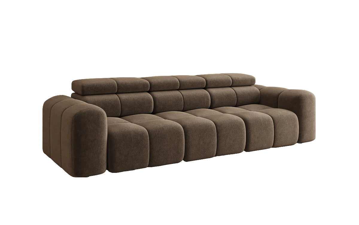 Designer 3-Seater Sofa Mia in Chenille