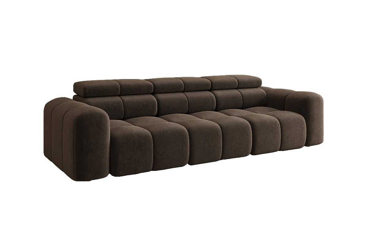 Designer 3-Seater Sofa Mia in Chenille