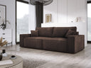 Designer Sofa Velanova 3 Sëtzer Cord mat Schlof- a Klappfunktioun
