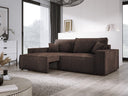 Designer Sofa Velanova 3 Sëtzer Cord mat Schlof- a Klappfunktioun