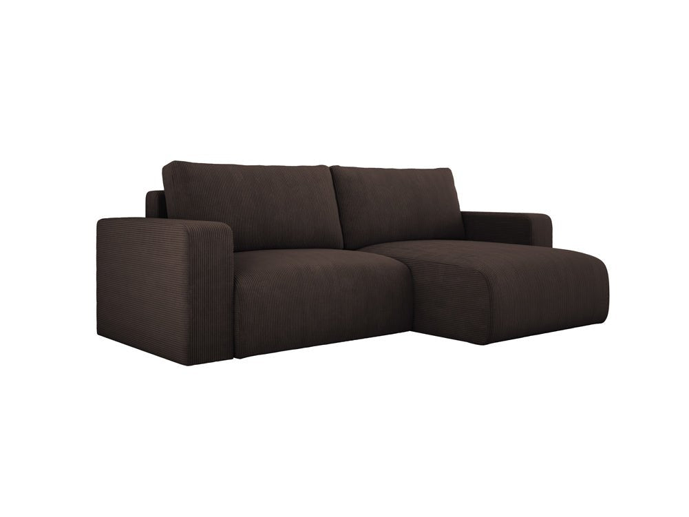Designer Sofa Carl Cord mat Schlof- a Klapfunktioun