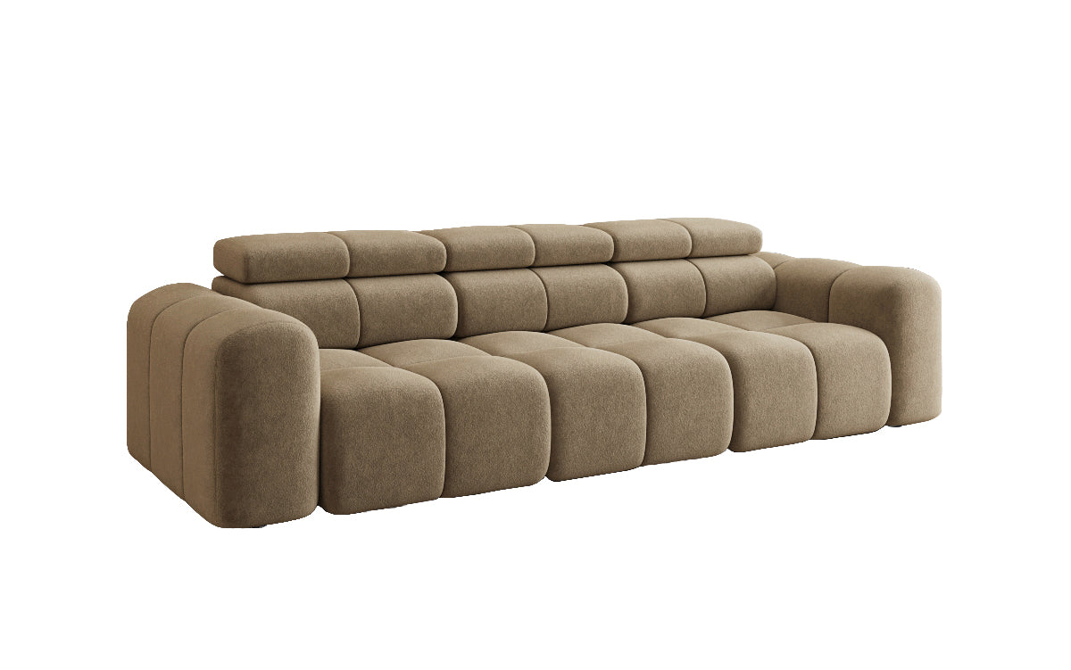 Designer 3-Seater Sofa Mia in Chenille