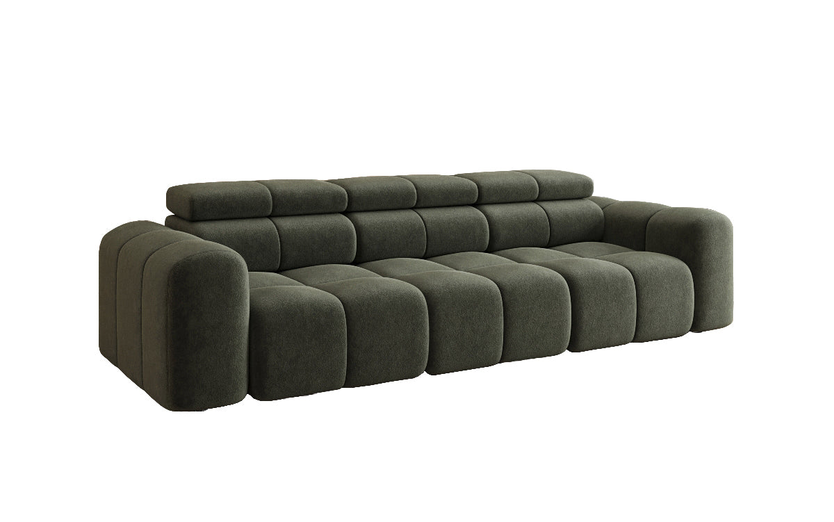 Designer 3-Seater Sofa Mia in Chenille