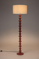 Floor lamp Pim – made of iron in Red