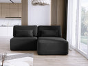 Designer-Ecksofa Tilia Cord mat Schloffunktioun a Stauraum