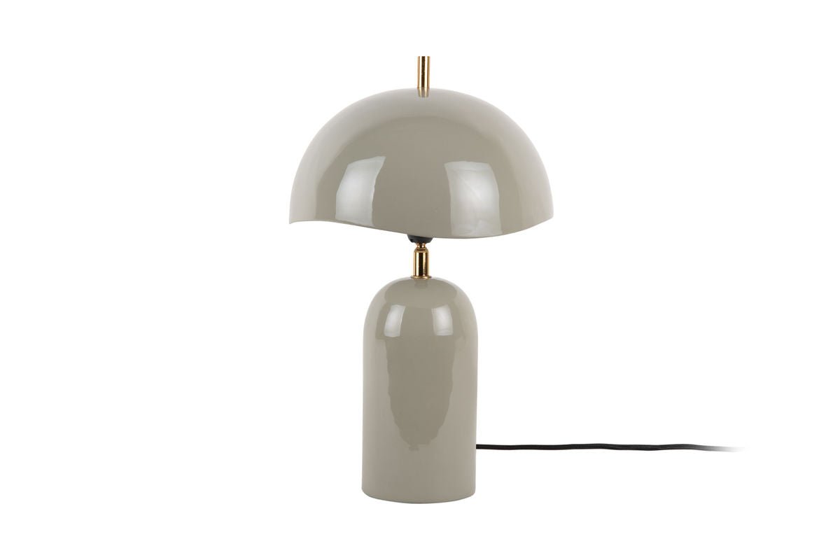 Lampe de table Madeira - Luminaire design en fer avec abat-jour ondulé