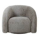 Designer Sofa-Sessel Korfu mat Dréifunktioun a Sand Bouclé