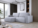Designer corner sofa Carl Corduroy with sleeping and fold-out function