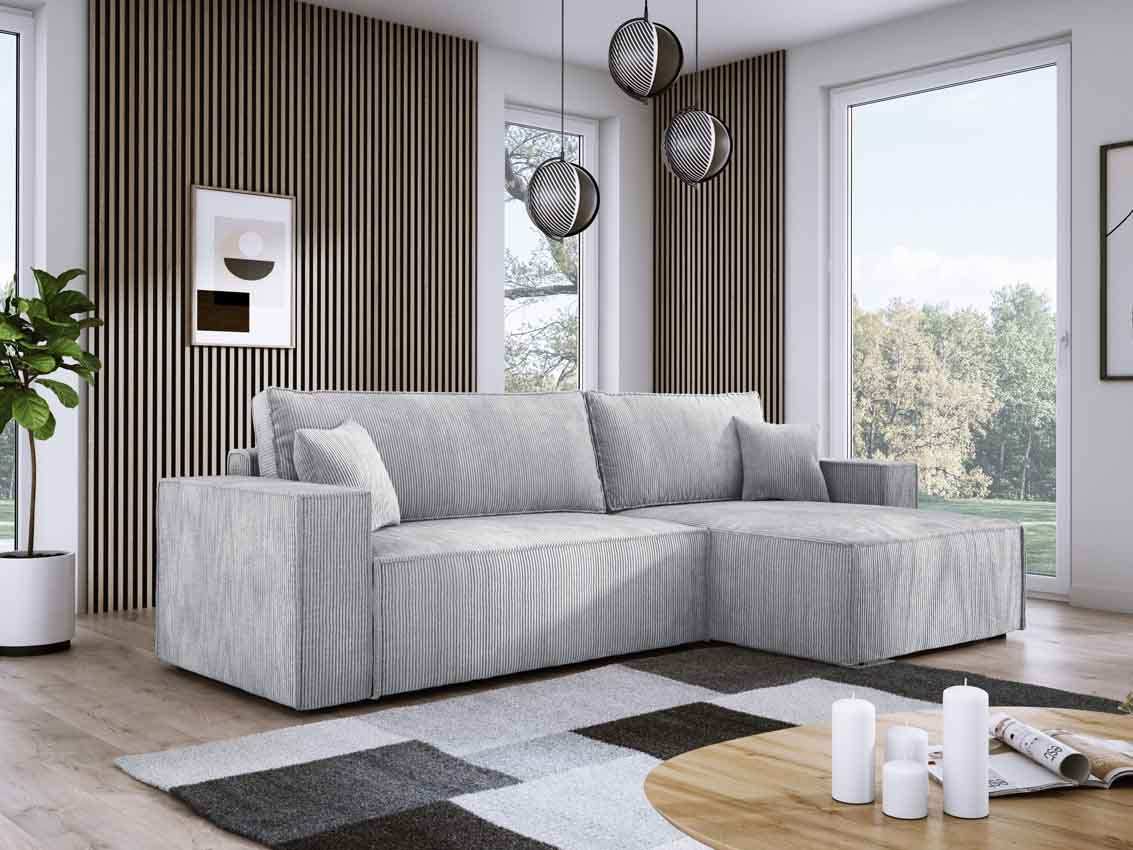 Designer Sofa Velanova mit Schlaffunktion und Stauraum