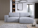 Designer corner sofa Carl Corduroy with sleeping and fold-out function