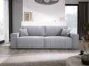Designer Sofa Velanova 3 Sëtzer Cord mat Schlof- a Klappfunktioun