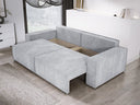 Designer Sofa Velanova 3 Sëtzer Cord mat Schlof- a Klappfunktioun