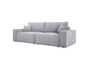 Designer Sofa Velanova 3 Sëtzer Cord mat Schlof- a Klappfunktioun