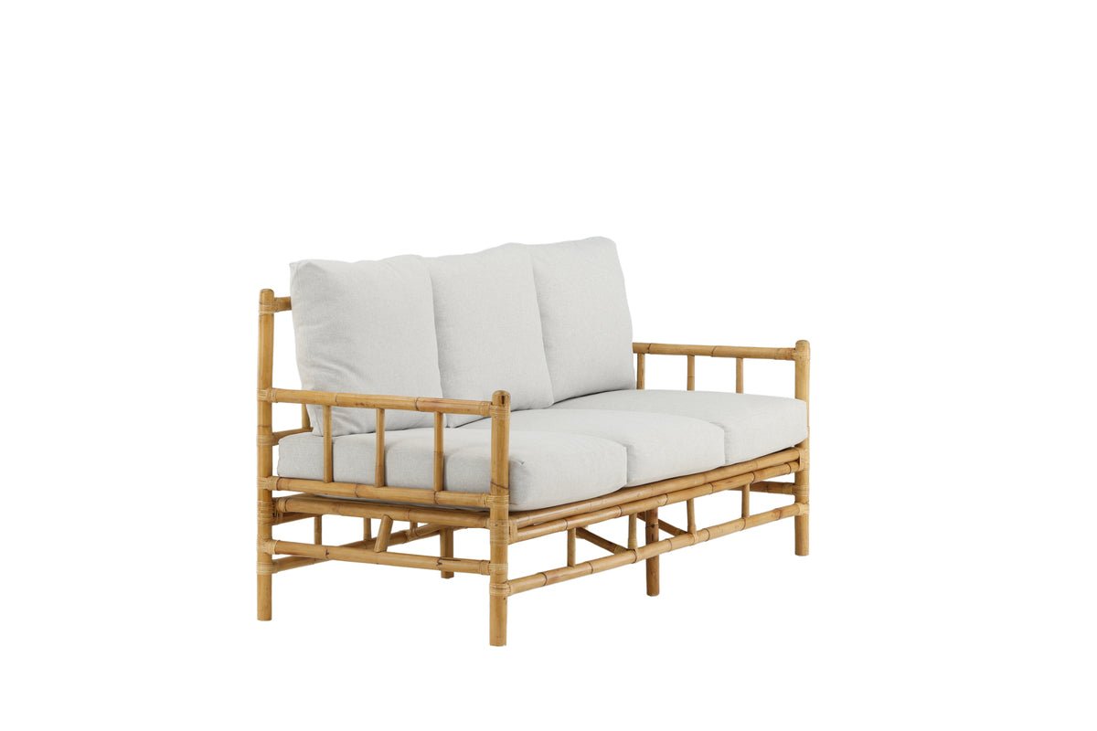 Garden sofa Sofia - three-seater made of bamboo