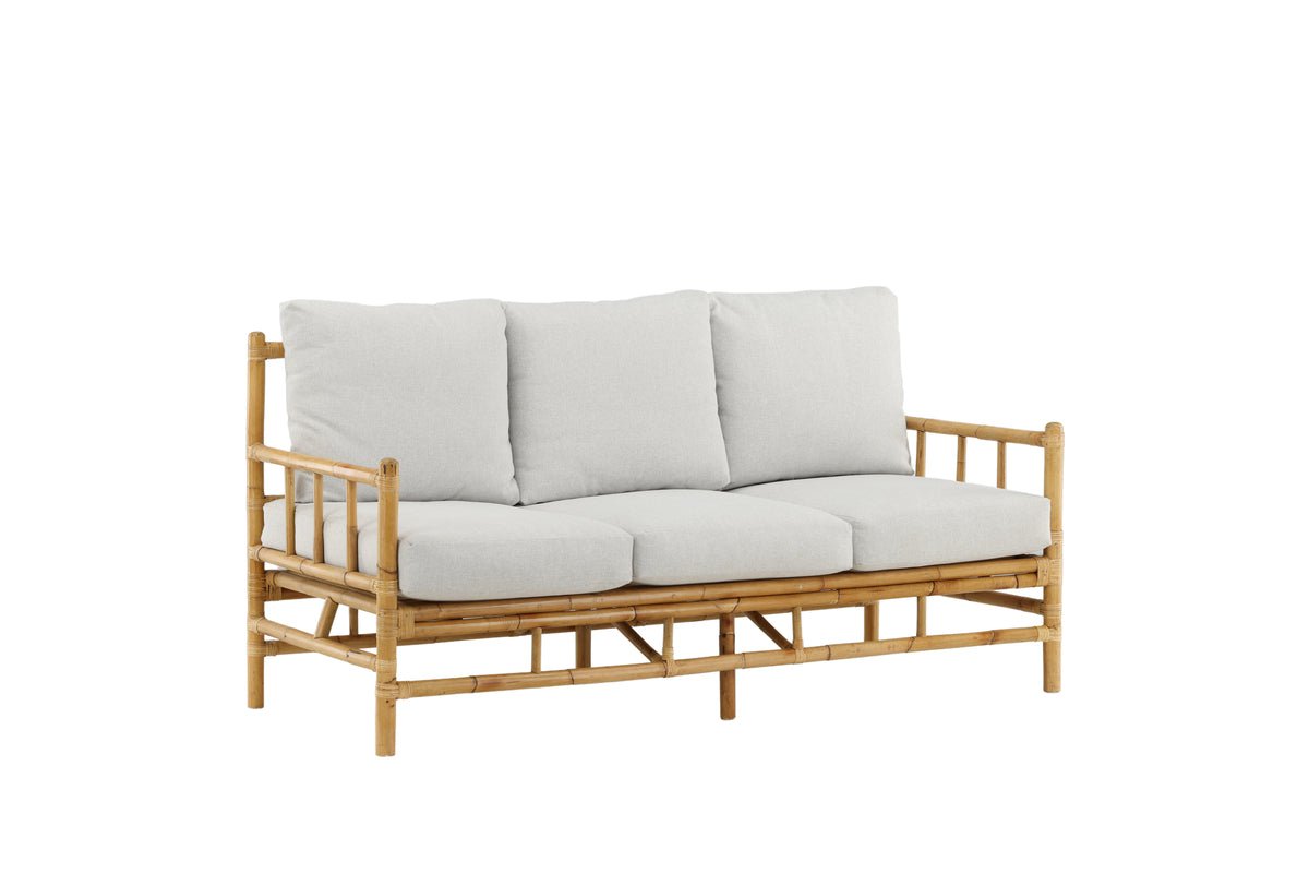 Garden sofa Sofia - three-seater made of bamboo