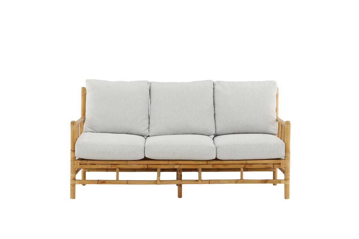 Garden sofa Sofia - three-seater made of bamboo
