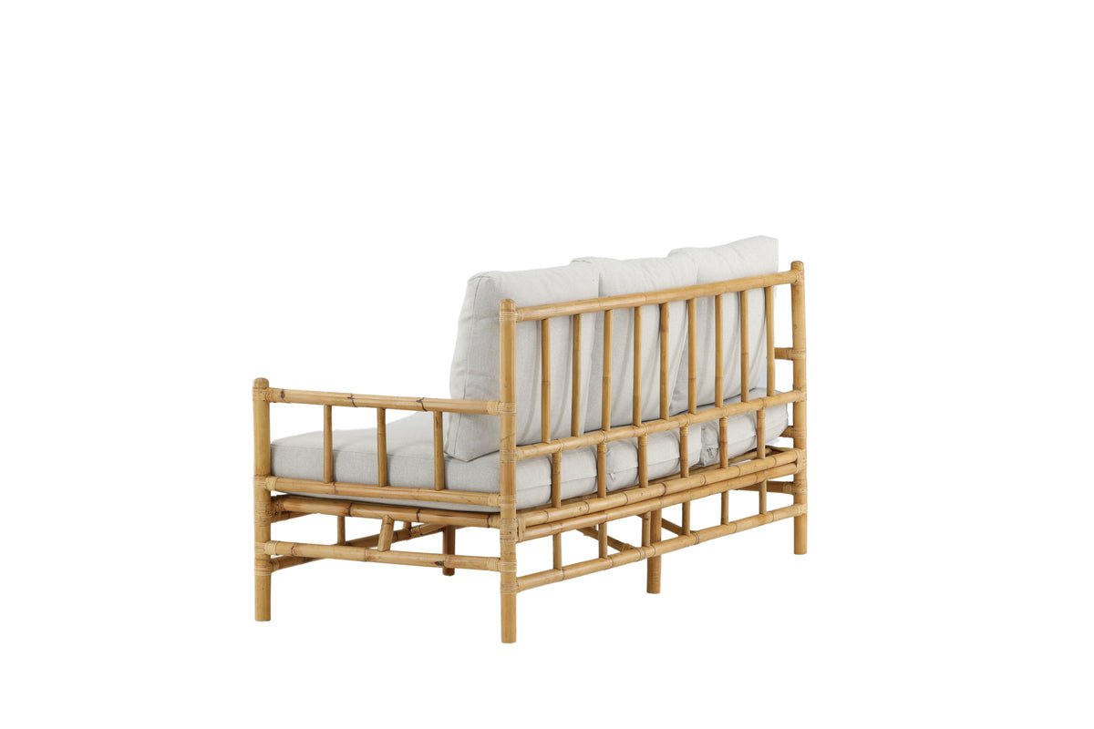 Garden sofa Sofia - three-seater made of bamboo