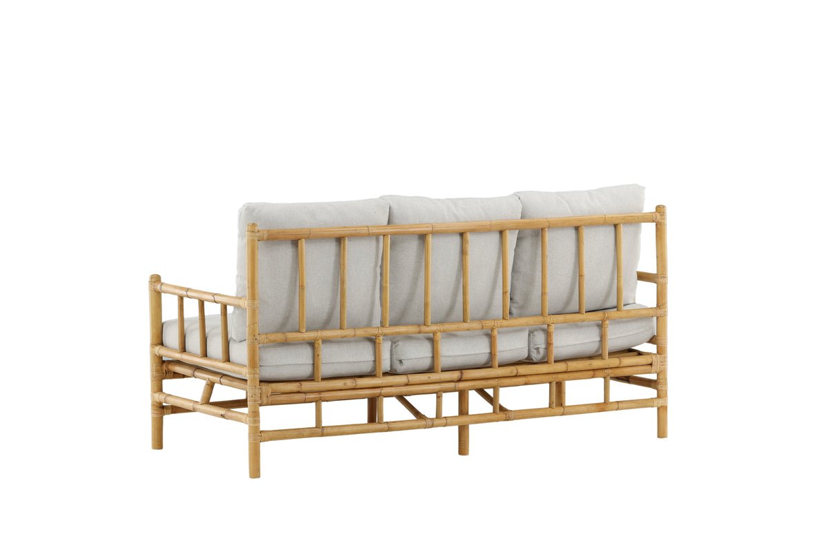 Garden sofa Sofia - three-seater made of bamboo