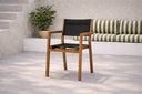 2-piece set - Garden chair Florence made of Textilene/Acacia
