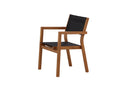 2-piece set - Garden chair Florence made of Textilene/Acacia