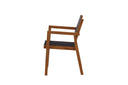2-piece set - Garden chair Florence made of Textilene/Acacia