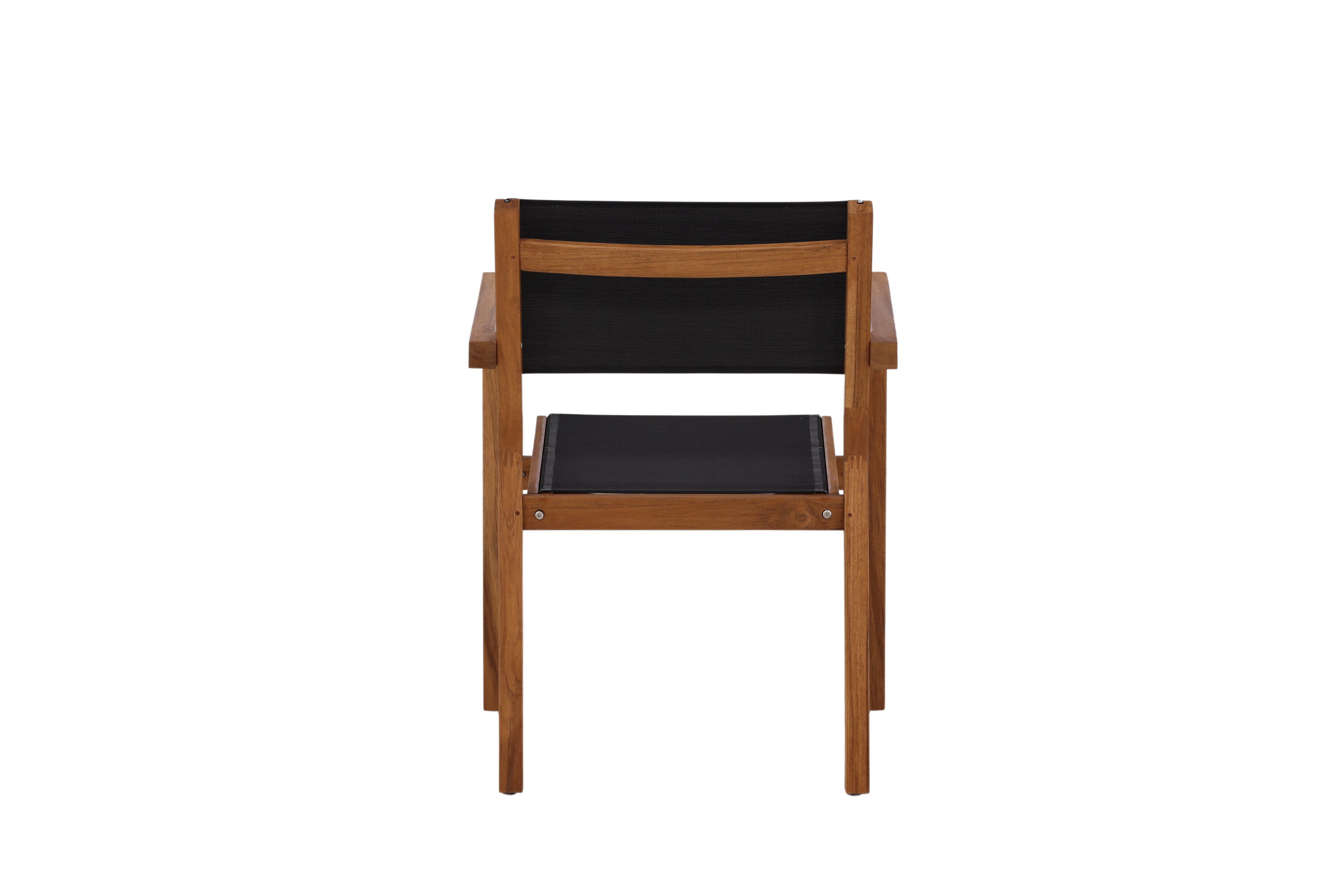 2-piece set - Garden chair Florence made of Textilene/Acacia